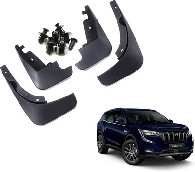shopdream Front Mud Guard, Rear Mud Guard For MAHINDRA XUV 700 2021(Black)