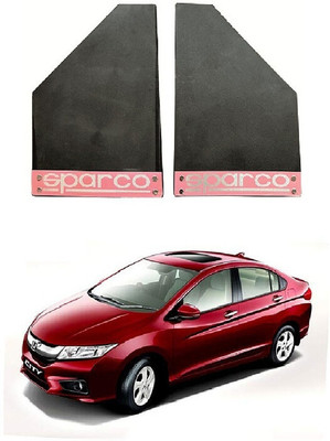 OOLTAH PAHIYA Rear Mud Guard, Front Mud Guard For Honda City i DTec V 2013(Black)