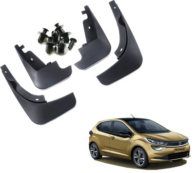 shopdream Mud Flap, Front Mud Guard, Rear Mud Guard For Tata Altroz XM Diesel NA(Black)