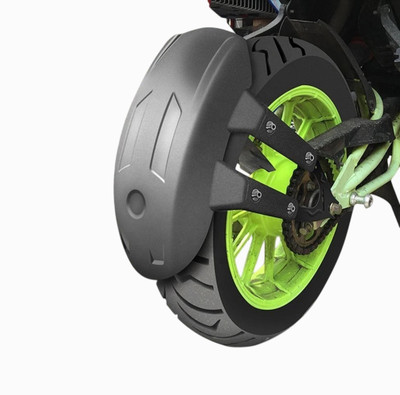 AOW ATTRACTIVE OFFER WORLD Rear Mud Guard For Honda Universal For Bike 2021(Black)