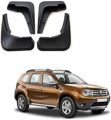 Gee Cee Front Mud Guard, Rear Mud Guard For Renault Duster NA(Black)