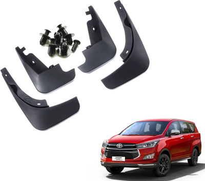 Decor S M Mud Flap, Front Mud Guard, Rear Mud Guard For Toyota Innova Crysta 2.4 G MT 2019(Black)