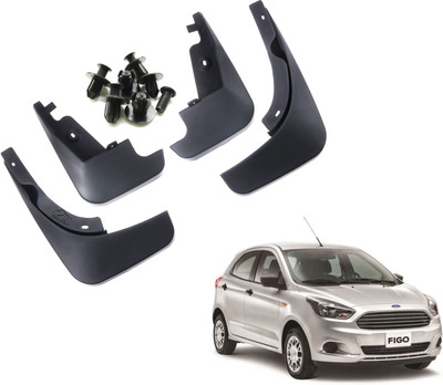 Decor S M Mud Flap, Front Mud Guard, Rear Mud Guard For Ford Figo 2019(Black)