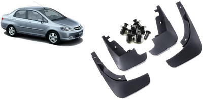 Uneestore Rear Mud Guard, Front Mud Guard For Honda City ZX NA(Black)