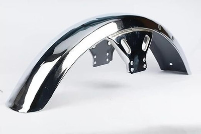 Pratham auto care Front Mud Guard For Yamaha Rx100 NA(Silver)