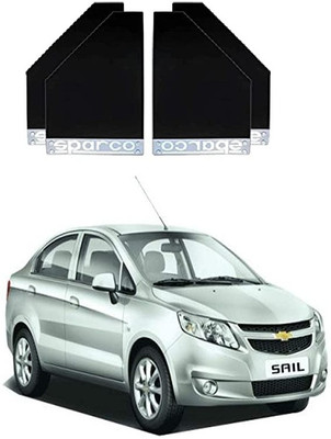 GS Grow n Shine Rear Mud Guard For Chevrolet Sail NA(Black)