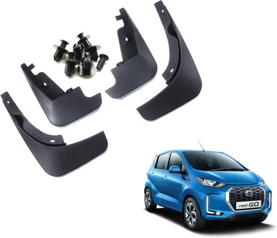 WolkomHome Mud Flap, Front Mud Guard, Rear Mud Guard For Datsun Redi GO NA(Black)