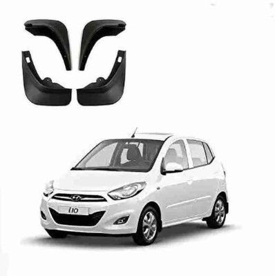 Starleo Rear Mud Guard, Front Mud Guard For HYUNDAI i10 2013, 2009, 2008, 2011, 2010, 2012(Black)