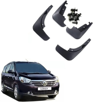CARMART Rear Mud Guard, Front Mud Guard For Renault Lodgy 2017, 2018, 2019, 2020, 2021, 2022, 2023, 2024(Black)