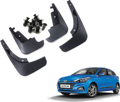 WolkomHome Mud Flap, Front Mud Guard, Rear Mud Guard For HYUNDAI Elite i20 2018(Black)