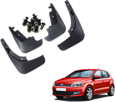 WolkomHome Mud Flap, Front Mud Guard, Rear Mud Guard For Volkswagen Polo NA(Black)