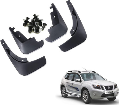 DDA ENTERPRISE Front Mud Guard, Rear Mud Guard For Nissan Terrano NA(Black)