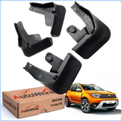 Autowhrib Mud Flap For Renault Duster 2016(Black)