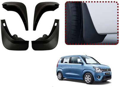 shopdream Rear Mud Guard, Front Mud Guard For Maruti WagonR 2019(Black)