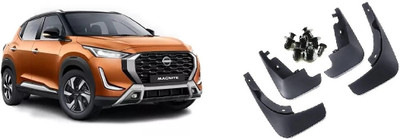 Maniship Rear Mud Guard, Front Mud Guard For Nissan Magnite NA(Black)
