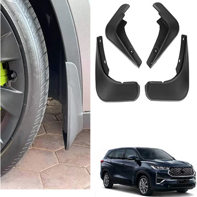 PEEPS STORE Rear Mud Guard, Front Mud Guard For Toyota Innova 2016(Black)