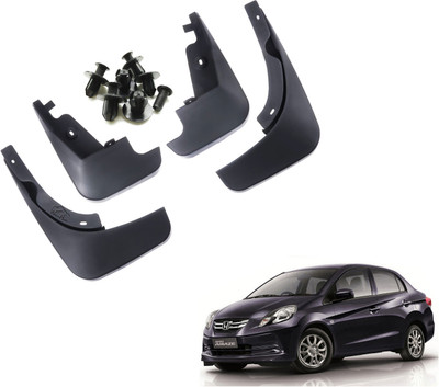 WolkomHome Mud Flap, Front Mud Guard, Rear Mud Guard For Honda Amaze E Diesel NA(Black)