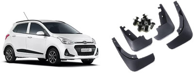 Uneestore Rear Mud Guard, Front Mud Guard For HYUNDAI Grand i10 NA(Black)