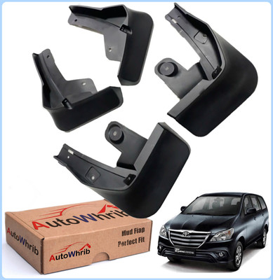 Autowhrib Mud Flap For Toyota Innova 2015(Black)