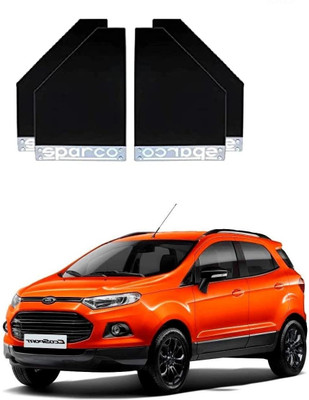 GS Grow n Shine Rear Mud Guard For Ford Ecosport NA(Black)