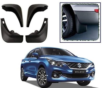 Smstrader Rear Mud Guard, Front Mud Guard For Maruti Baleno NA(Black)