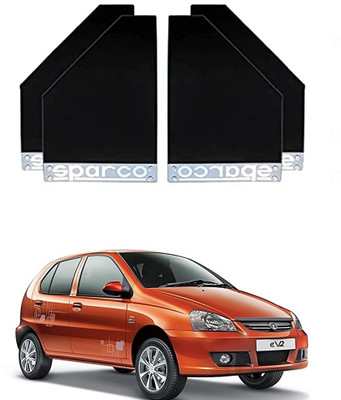 GS Grow n Shine Rear Mud Guard For Tata Indica NA(Black)