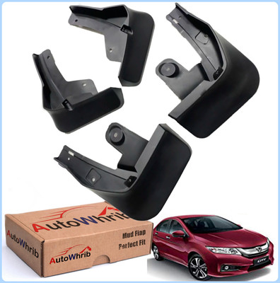 Autowhrib Mud Flap For Honda City 2016(Black)