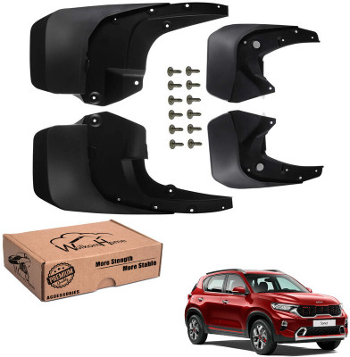 WolkomHome Mud Flap, Front Mud Guard, Rear Mud Guard For Kia NA NA(Black)