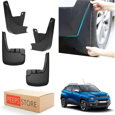 PEEPS STORE Mud Flap For Tata NA 2023(Black)