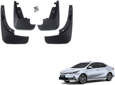 PEEPS STORE Front Mud Guard, Rear Mud Guard For Toyota Altis 2019(Black)