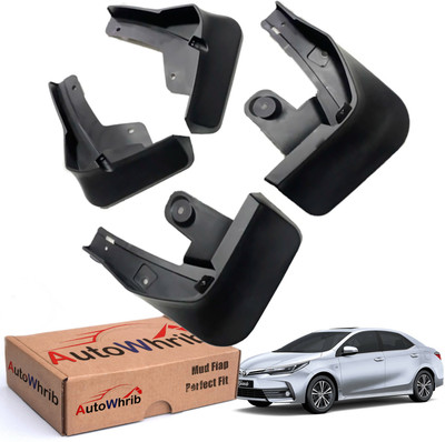 Autowhrib Mud Flap For Toyota Corolla Altis 2019(Black)