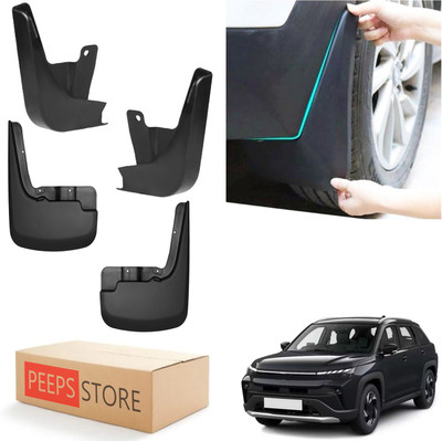 PEEPS STORE Mud Flap For Maruti NA NA(Black)