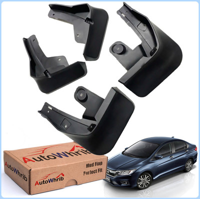Autowhrib Mud Flap For Honda City 2017(Black)