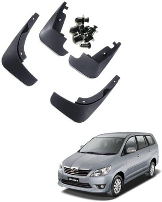 shopdream Rear Mud Guard, Front Mud Guard For Indian Innova 2018, 2019, 2020, 2021, 2022(Black)