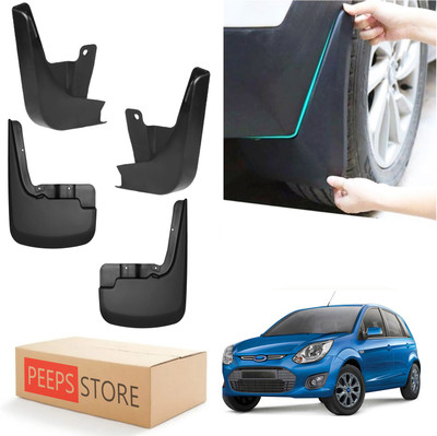 PEEPS STORE Mud Flap For Ford Figo 1.4L 2012(Black)