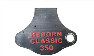 MODAROCK Rear Mud Guard For Royal Enfield Classic 350 NA(Black)