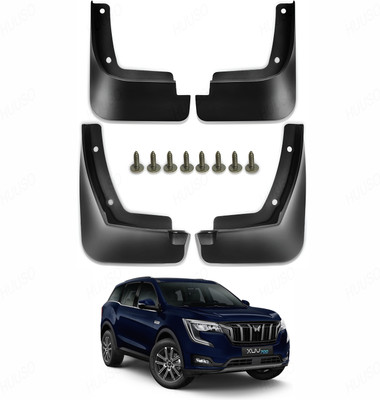 HUUSO Front Mud Guard, Rear Mud Guard For MAHINDRA XUV 700 2021(Black)