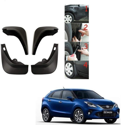 ROSHNEER ENTERPRISES Mud Flap For Toyota Glanza G 2019(Black)