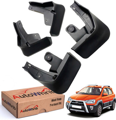 Autowhrib Mud Flap For Toyota Etios Cross NA(Black)