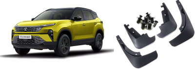 Uneestore Rear Mud Guard, Front Mud Guard For Tata Harrier 2023(Black)