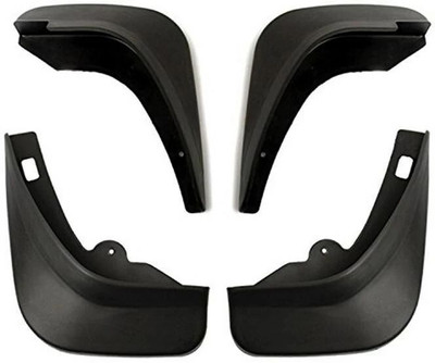 Decor S M Front Mud Guard, Rear Mud Guard For Toyota Etios Cross NA(Black)