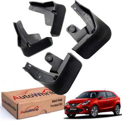 Autowhrib Mud Flap For Toyota Glanza G NA(Black)