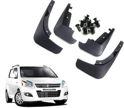 ANAYA G Front Mud Guard, Rear Mud Guard For Maruti WagonR 2011, 2012, 2013, 2014, 2015, 2016, 2017, 2018(Black)