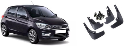 Uneestore Front Mud Guard, Rear Mud Guard For Tata Tiago NA(Black)