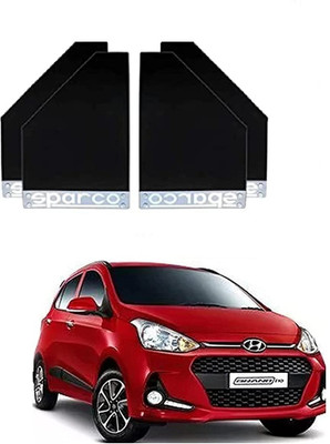 GS Grow n Shine Rear Mud Guard For Hyundai Grand i10 NA(Black)