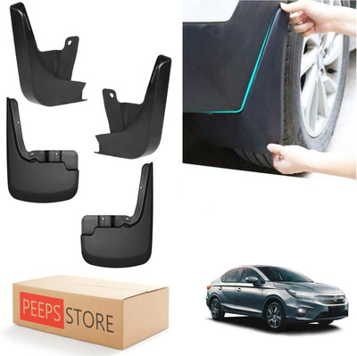 PEEPS STORE Mud Flap For Honda City i VTEC VX 2020(Black)