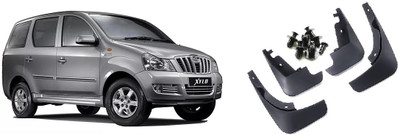 Uneestore Rear Mud Guard, Front Mud Guard, Mud Flap For MAHINDRA Xylo NA(Black)