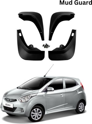 SJE Front Mud Guard, Rear Mud Guard For Hyundai Eon NA(Black)