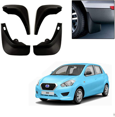 GS Grow n Shine Rear Mud Guard, Front Mud Guard For Nissan Datsun GO D Petrol 2014(Black)