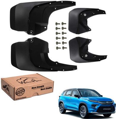 WolkomHome Mud Flap, Front Mud Guard, Rear Mud Guard For Toyota NA NA(Black)